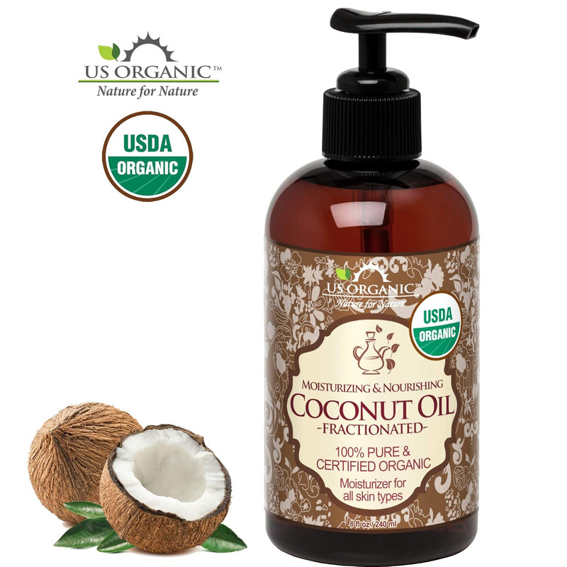 Fractionated Coconut MCT Oil (Liquid Coconut Oil), USDA Certified Organic, Non-G gallery