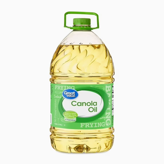 Great Value Canola Oil, Heart Healthy, High Smoke Point, 1 Gallon Bottle