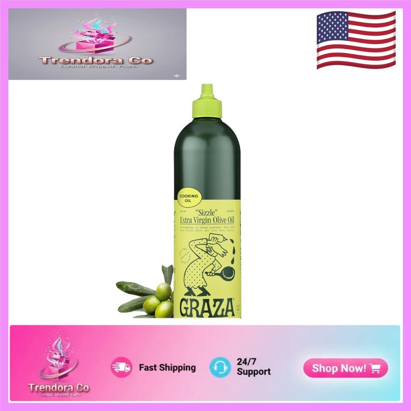 Sizzle Extra Virgin Olive Oil, 33.8 Fl Oz – High Polyphenol Cooking Oil