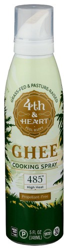 4Th Heart Oil Ghee High Heat Original Spry 5 fl oz (Pack of 6)