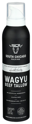 South Chicago P Packing Tallow Spray Beef Wagyu 7 Fl oz (Pack of 6)