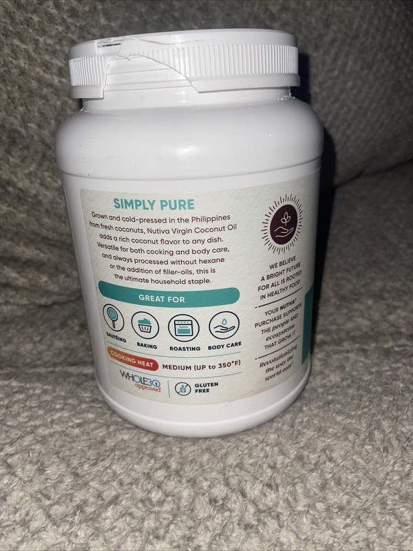 Nutiva Organic Virgin Coconut Oil 78 fl oz gallery