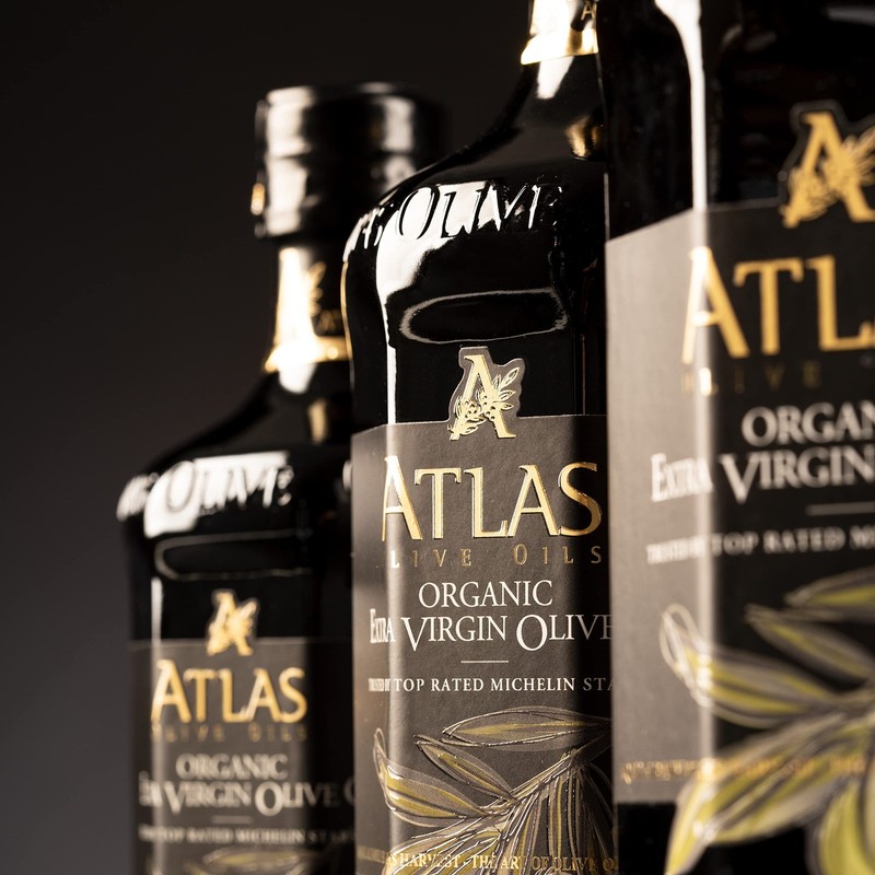 Atlas 750 mL Organic Cold Press Extra Virgin Olive Oil 25.5 Fl Oz (Pack of 1) gallery