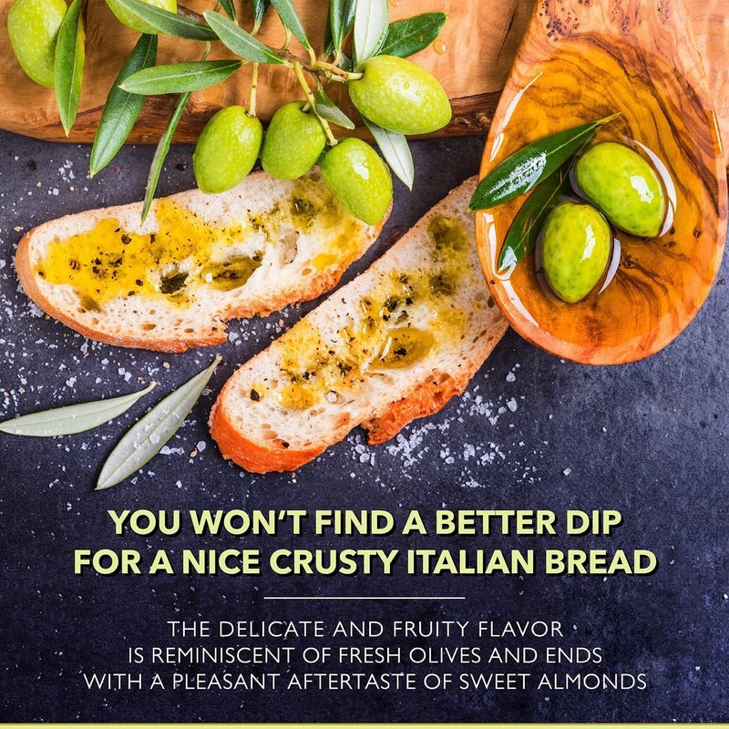 Frantoia Extra Virgin Olive Oil from Italy - Fruity Unfiltered Cold Extracted... gallery