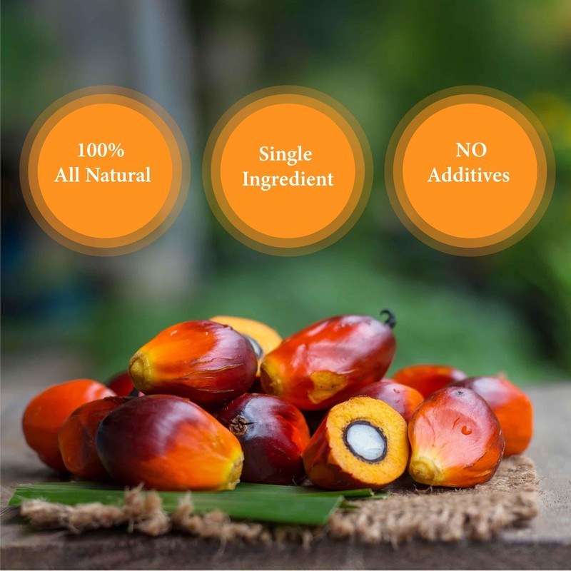 100% Red Palm Oil 16.9 Fl Oz – Pure Red Palm Oil for Cooking – Natural Africa... gallery