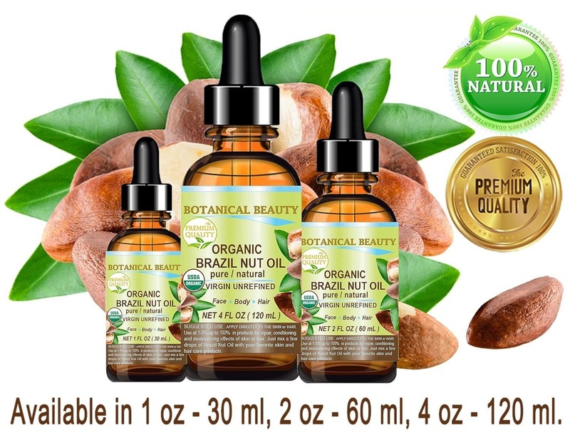 Aromatherapy Brazil Nut Oil 1 Fl Oz - 100% Pure Hydrating Oil for All Skin Types gallery