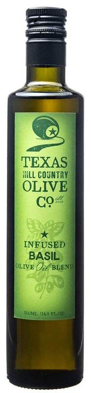 Texas Hill Country Olive Co Basil Infused Olive Oil – Cold Pressed Gourmet EV…