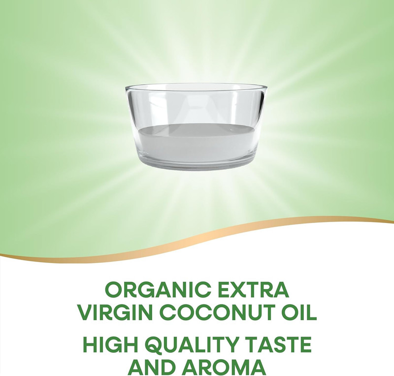 Organic Extra Virgin Coconut Oil, Pure Source of MCTs, Cold-Pressed, 32 Oz. gallery