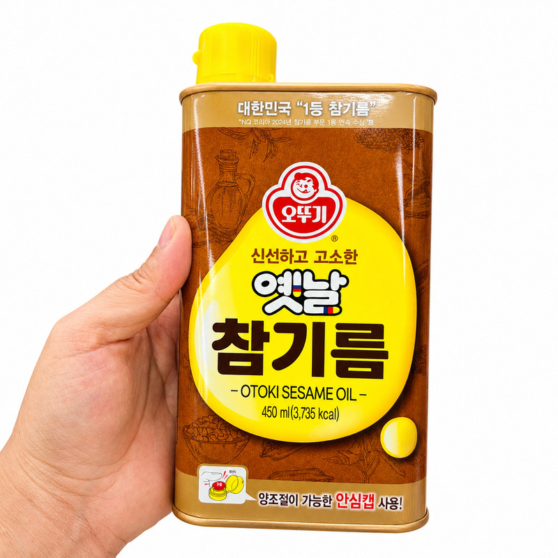 Korean Sesame Oil & Roasted Sesame Set Ottogi Premium Cooking Bundle 2 Pack gallery