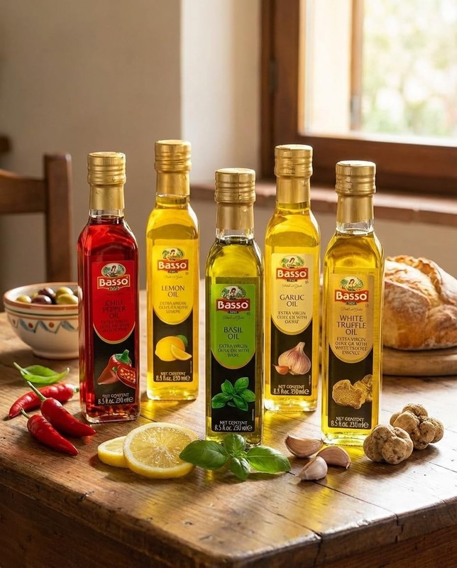 Lemon Oil, Infused Extra Virgin Olive Oil, 8.5 Fl Oz 250 ml, Finishing, Cook... gallery