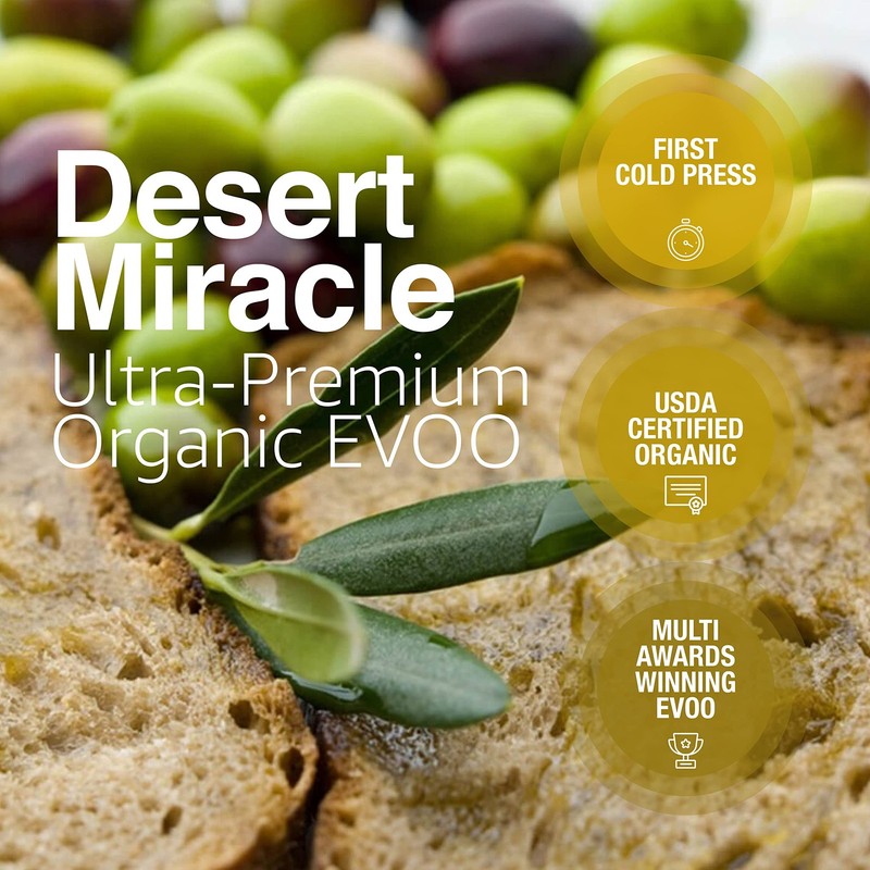DESERTMIRACLE Cold Pressed Polyphenol Rich Moroccan 8.5 Fl Oz (Pack of 1) gallery
