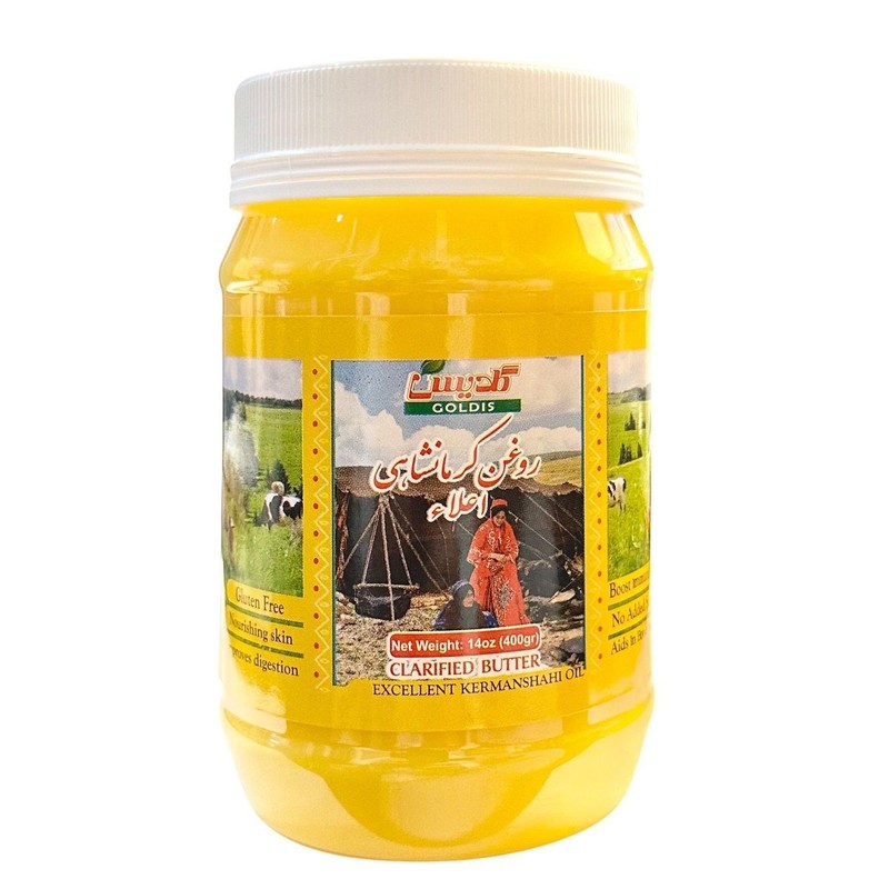 Goldis-Clarified Butter-Roghan Kermanshahi 400 gram (Pack of 6 )