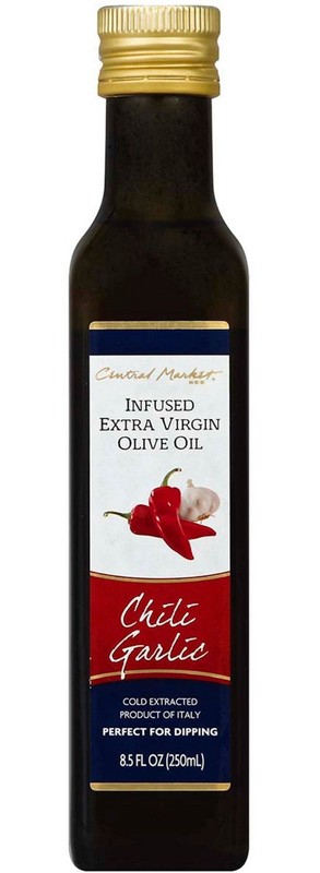 Central Market Chili Garlic Infused Extra Virgin Olive Oil, 8.5 oz