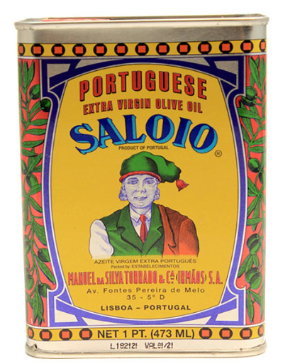 2 CANS Olive Oil Extra Virgin Portuguese 473 ml each Evoo Portugal Saloio
