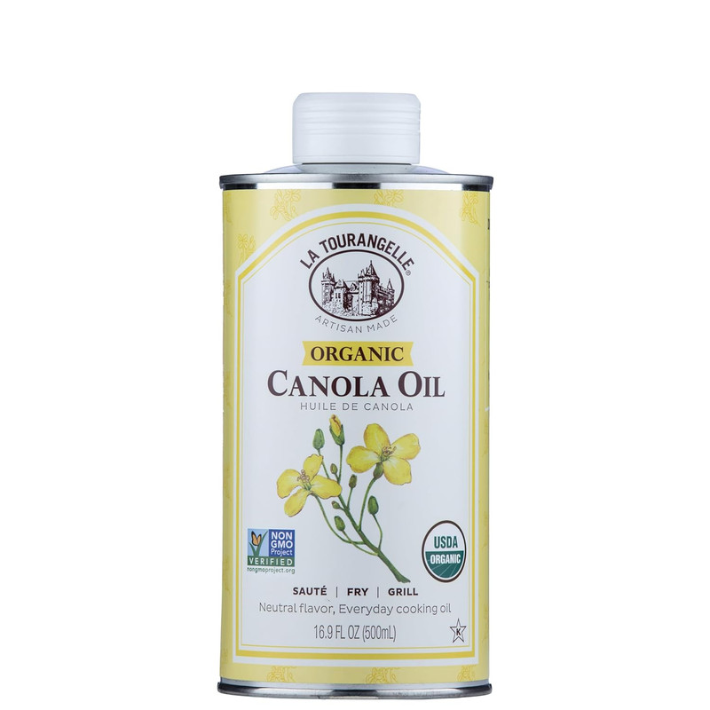 , Organic Canola Oil, Expeller-Pressed Non-Gmo Canola Seeds, Pesticide and Chemi