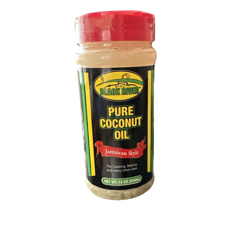Black River Pure Coconut oil Jamaican Style For Cooking,Baking, 13 OZ