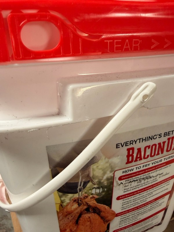21.85LBS! Bacon Up Grease for Cooking 3 Gallon Fryer BB 1/2028 gallery