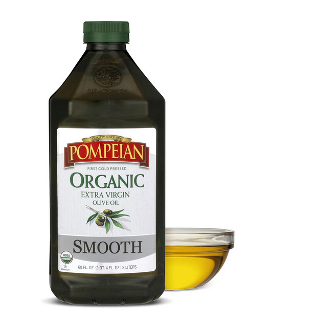 Pompeian USDA Organic Smooth Extra Virgin Olive Oil 68 Fl Oz