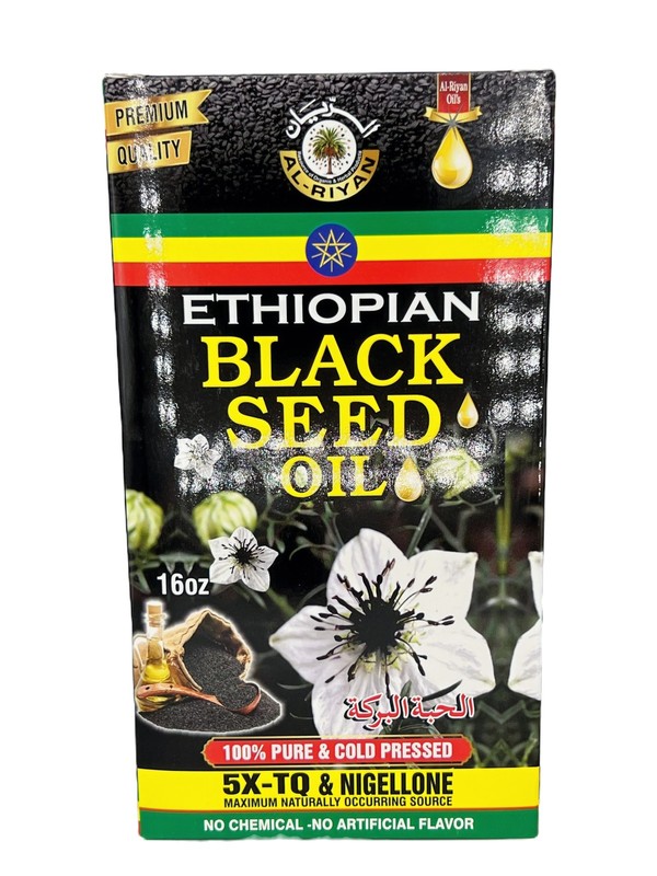 Ethiopian Black Seed Oil 16oz 100% Pure & Cold Pressed