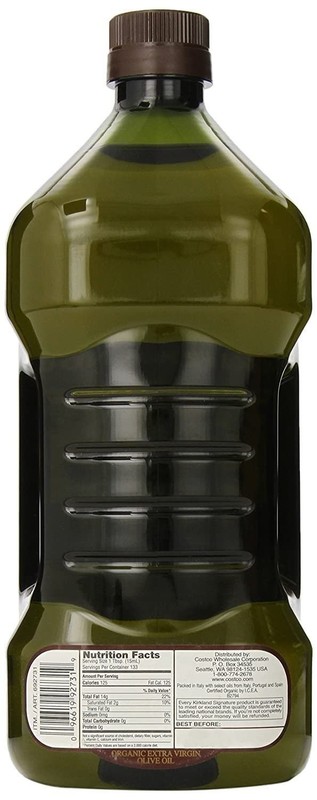Kirkland Signature Organic Extra Virgin Olive Oil 2L (2QT 3.6 fl. oz) gallery