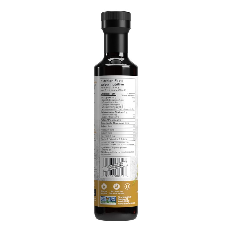 Three Farmers Camelina Oil, 4 × 500 mL  gallery