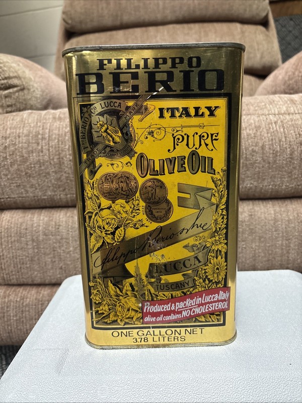 Filippo Berio Pure Olive Oil Tin, Gold, 101.4 fl oz (3L)
