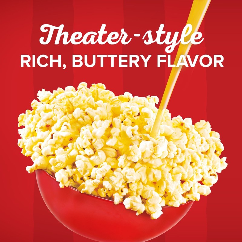 Popcorn Oil, Movie Theater Butter Flavored Topping Oil, 13 Fl Oz. gallery