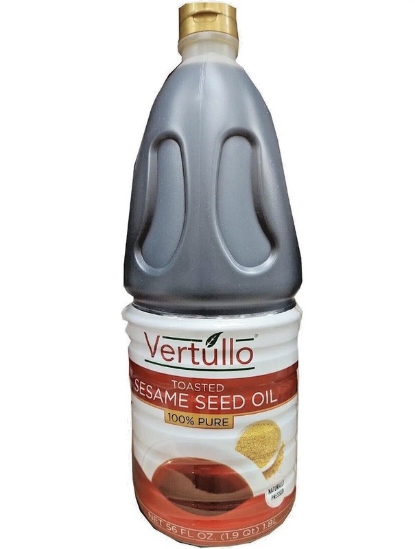 Vertullo 100% Pure Toasted Sesame Oil 56 OZ