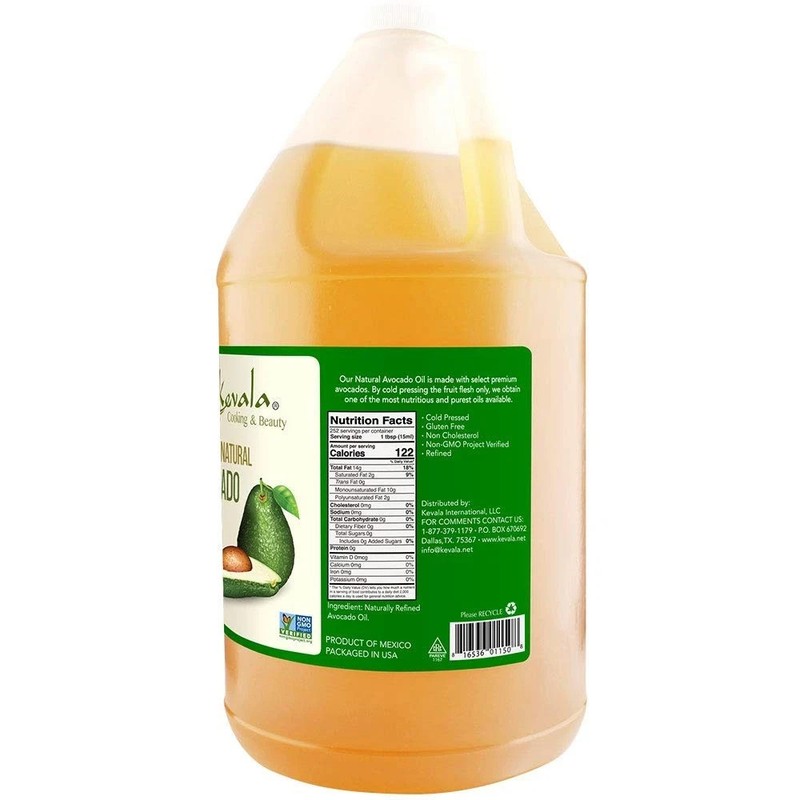 Kevala Organic Avocado Oil 128 Fl Oz - Healthy Cooking Oil High Smoke Point gallery