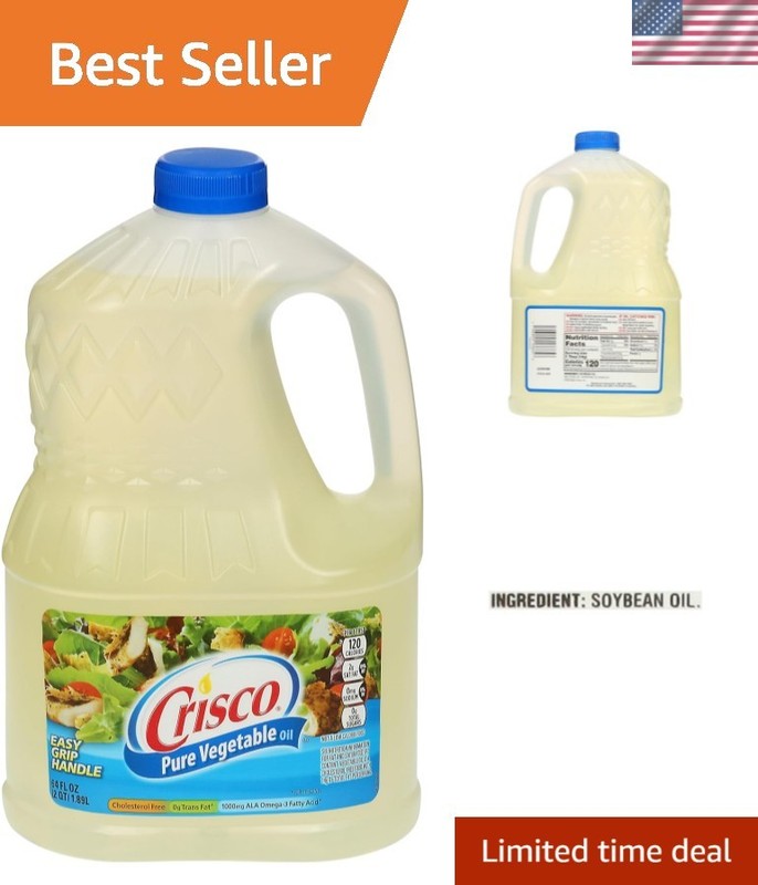 Vegetable Oil 64 Fluid Ounce: Cholesterol & Trans Fat Free Cooking Essential