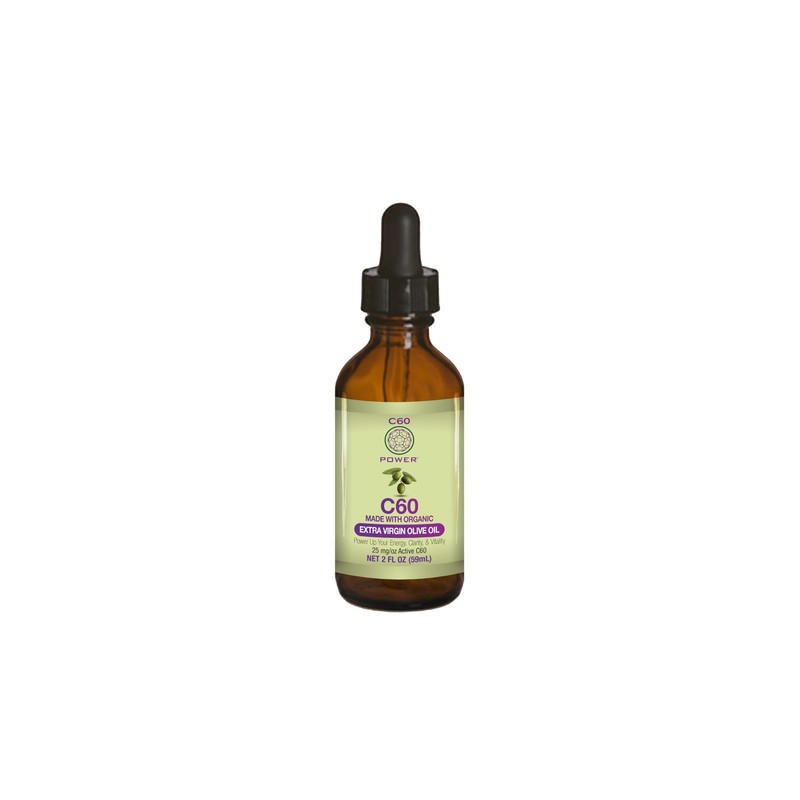 C60 Power C60 in Organic Extra Virgin Olive Oil – Natural Wellness Support fo…