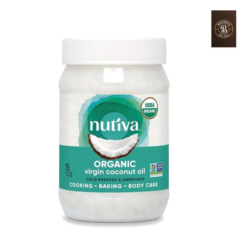 Organic, Cold-Pressed, Unrefined, Virgin Coconut Oil from Fresh, non-GMO, Sus…