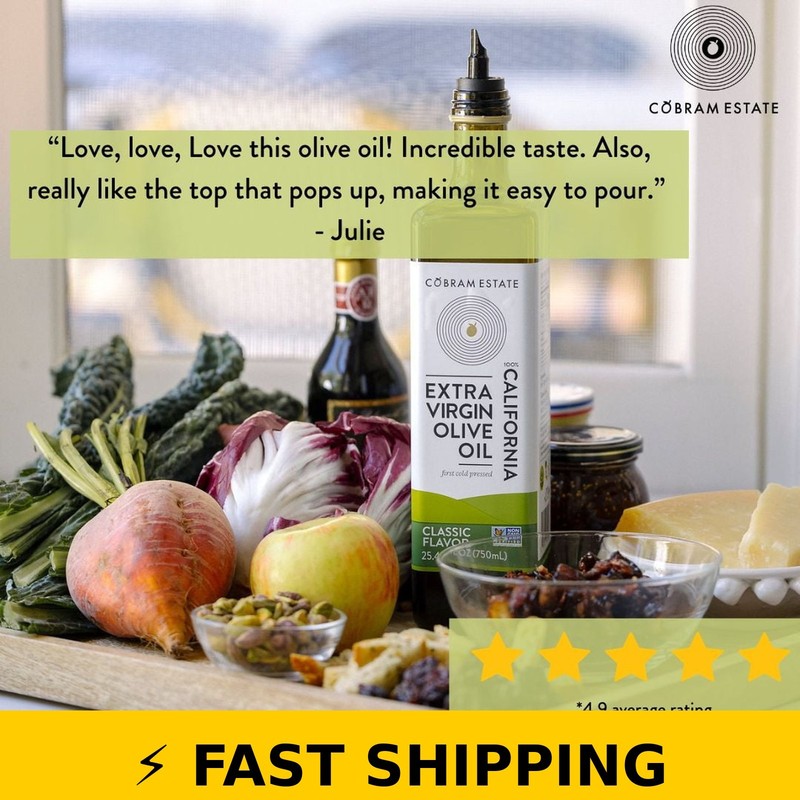 Cobram Estate Classic 100% Extra Virgin Olive Oil, 12.7 fl oz gallery
