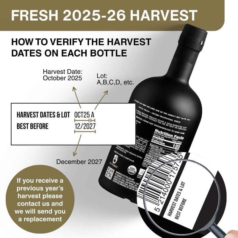 Very High Phenolic 699 mg kg Greek Extra Virgin Olive Oil Cold Extracted 2 Count gallery