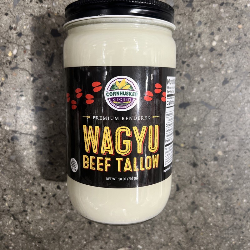New Cornhusker Kitchen Premium Grass-Fed Wagyu Beef Cooking Tallow – Beef Tallow