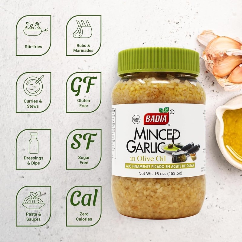 16 oz Minced Garlic in Olive Oil - Effortless Flavor for All Cooking Styles gallery