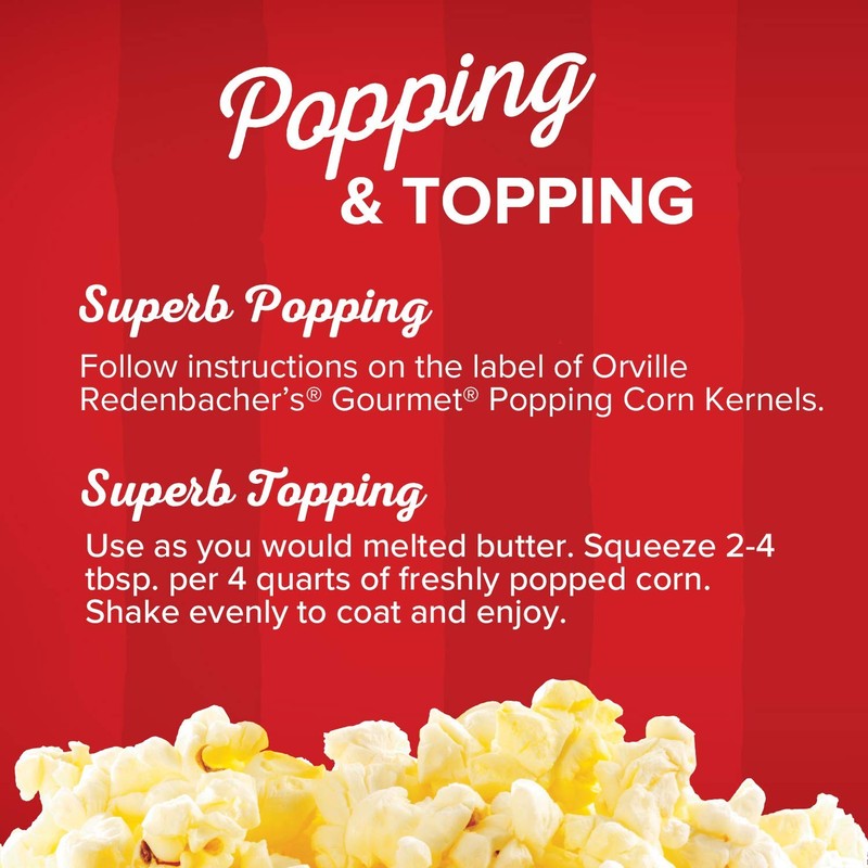 Orville Redenbacher's Popcorn Oil, Butter Flavor, 16 fl oz gallery