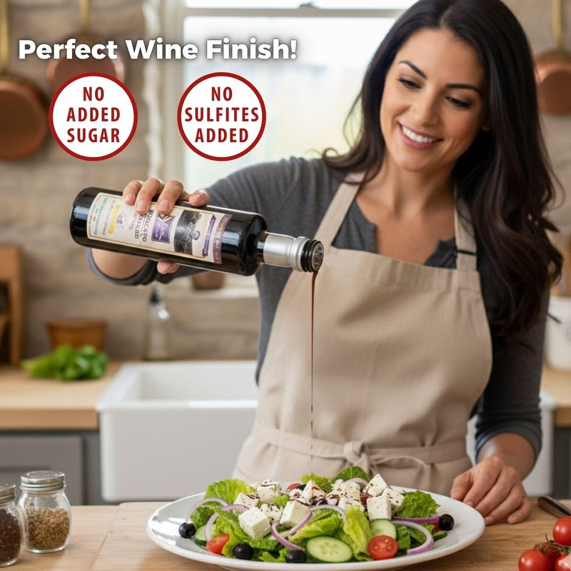 Papa Vince Extra Virgin Olive Oil Balsamic Set - EVOO First Cold Pressed Dec gallery