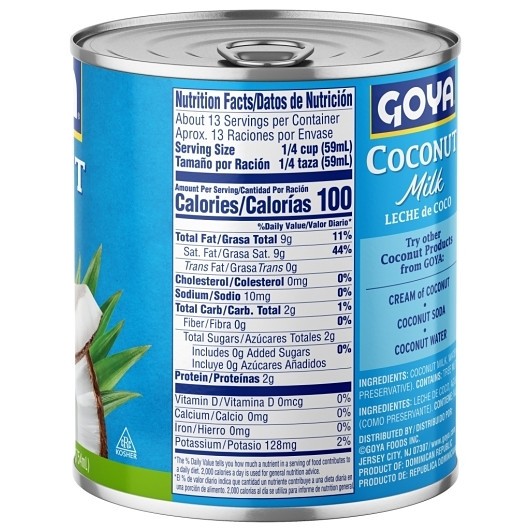 Goya Coconut Milk, 25.5 Fluid Ounce, 12 Per Case gallery