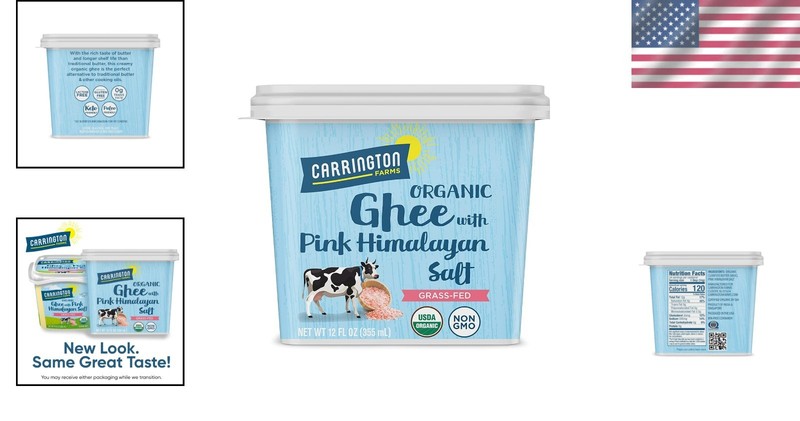 12oz USDA Organic Grass Fed Ghee - The Ideal Cooking Oil for Health Enthusiasts gallery