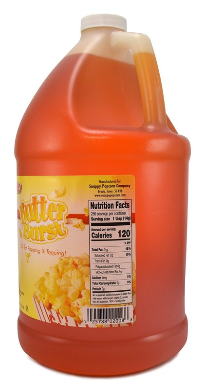 Popcorn Butter Oil with Beta Carotene 1 Gallon Movie Theater Flavor gallery