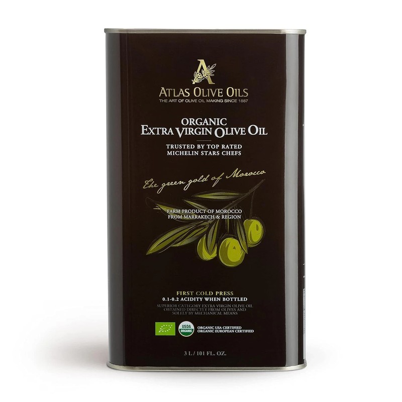 Atlas 3 LT Organic Cold Press Extra Virgin Olive Oil with Polyphenol Rich from M