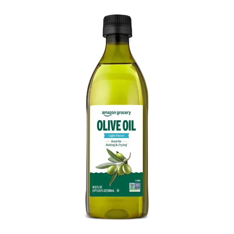 Amazon Grocery, Olive Oil, Light Flavor, 16.9 Fl Oz (Pack of 1)