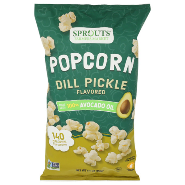 Sprouts Dill Pickle Avocado Oil Popcorn 5.5 oz - 3 Packs gallery