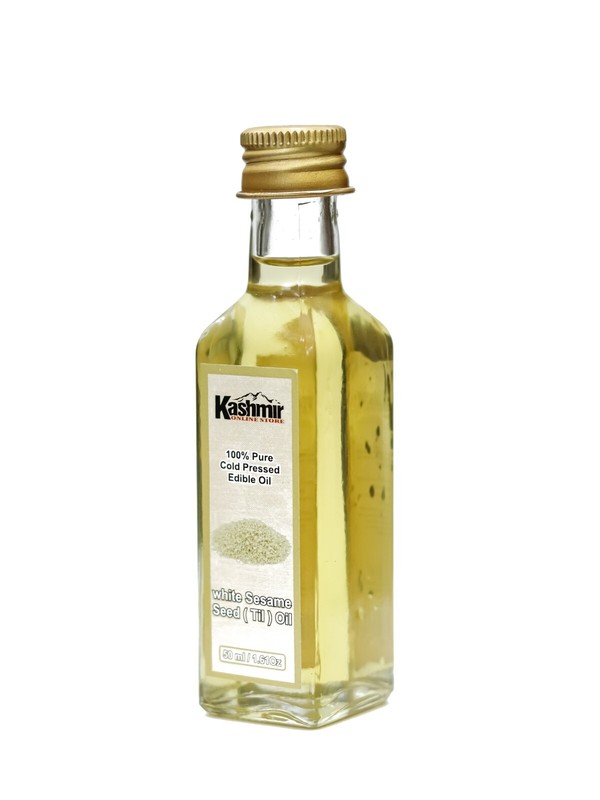 100% Pure And Natural Cold Pressed Press Edible White Sesame Oil 50ML. gallery