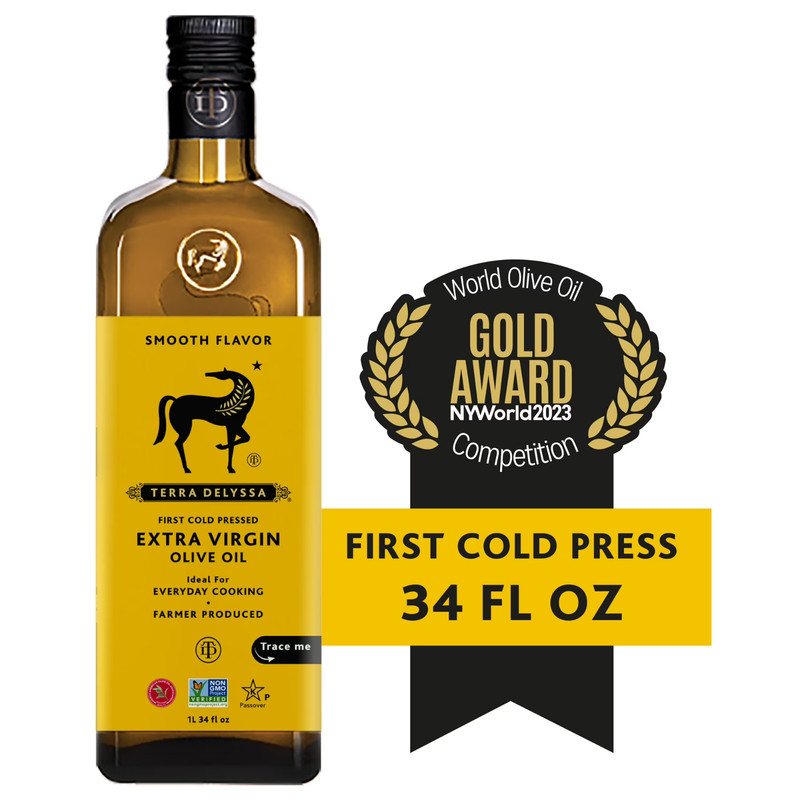 Terra Delyssa Extra Virgin Olive Oil – Premium Quality, 34 fl oz gallery