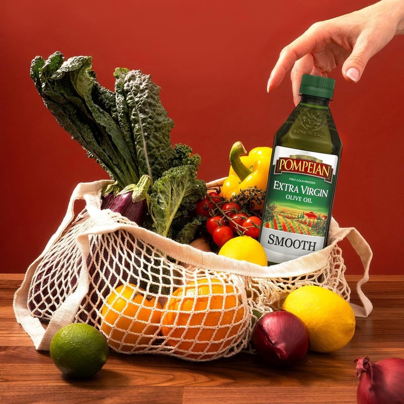 Smooth Extra Virgin Olive Oil - 48 Fl Oz - First Cold Pressed Olive Oil for C... gallery