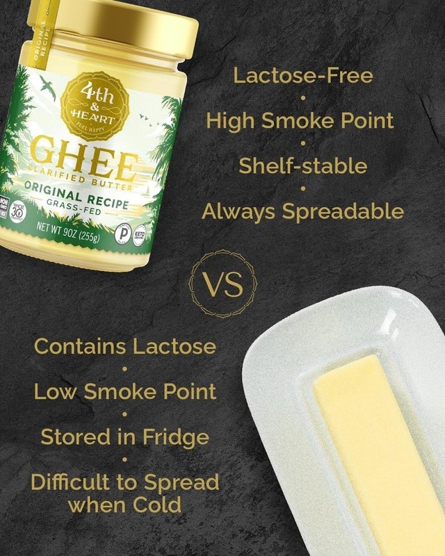 Garlic Infused Grass Fed Ghee Lactose Free Spreadable Cooking Butter 9 Oz USA gallery