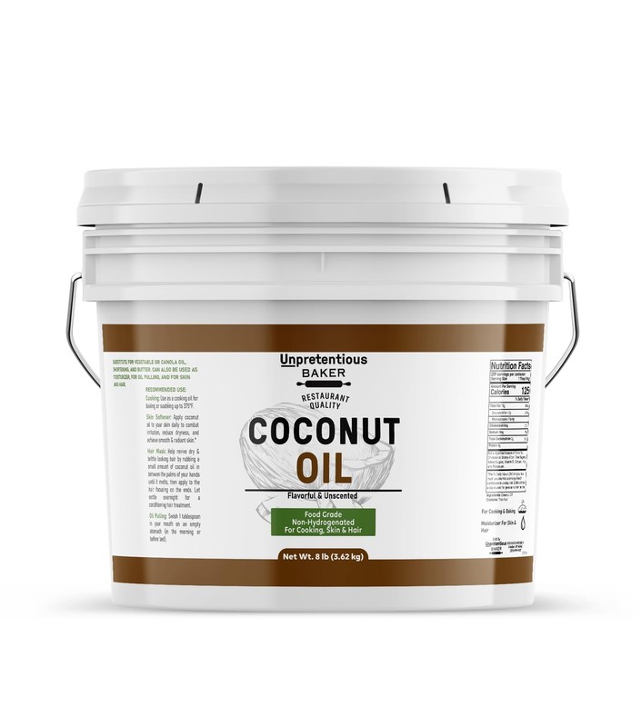 Coconut Oil, 1 Gallon, Food Grade, Non-Hydrogenated, Flavorless & Scentless NEW