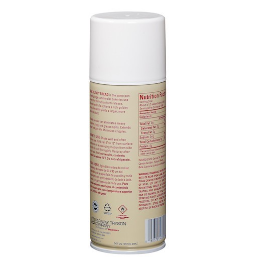 Bak-Klene Bread Bakery Pan Spray Aerosol, 14 Ounces, 6 Per Case gallery